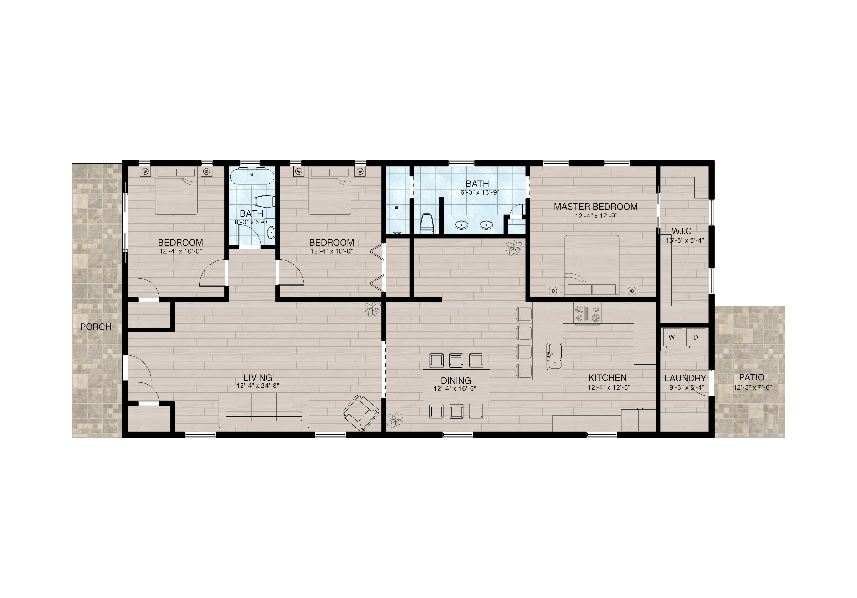 Shotgun House Floor Plan Free Download 